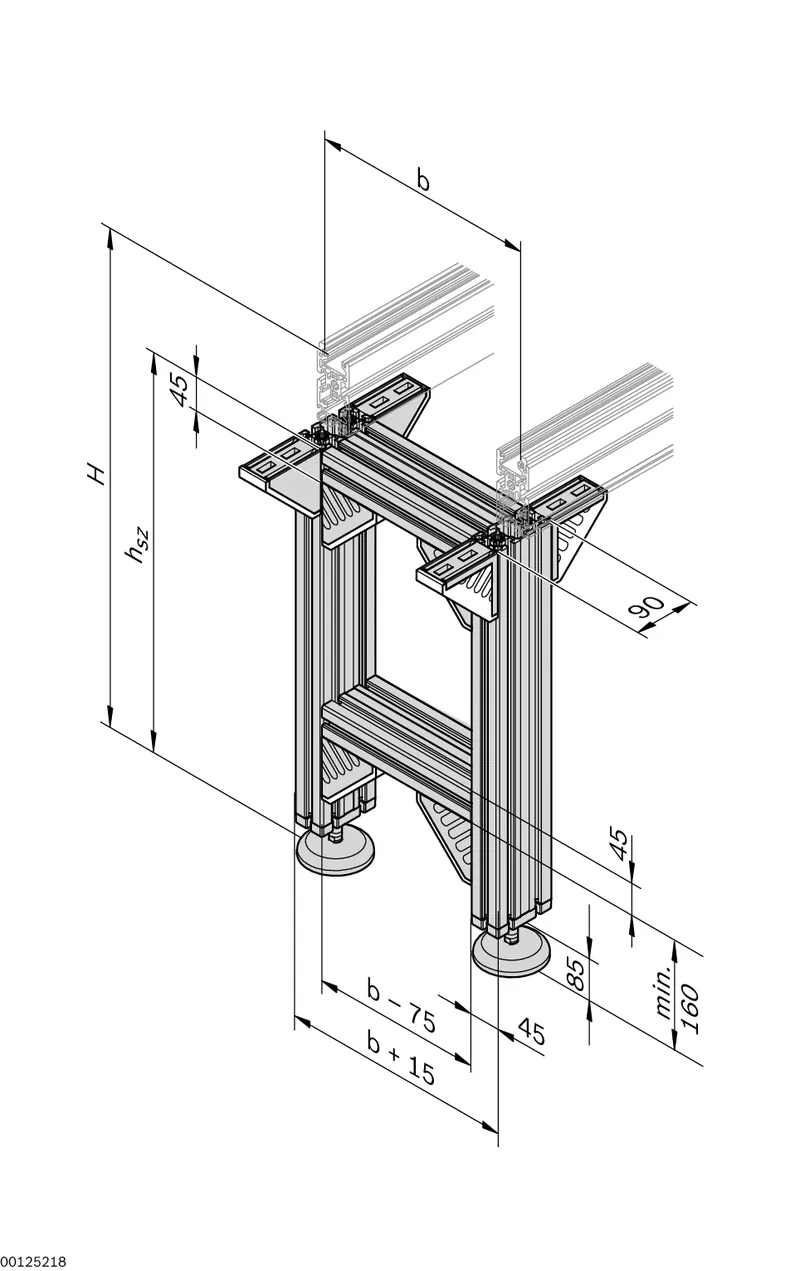CONVEYOR LEG SET SZ 2/H — photo 2 of 2