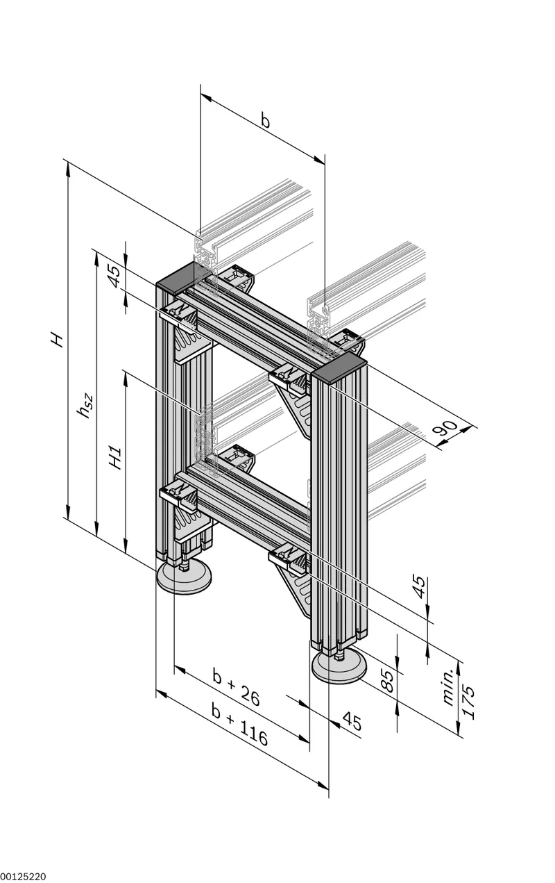 CONVEYOR LEG SET SZ 2/U-H — photo 2 of 2