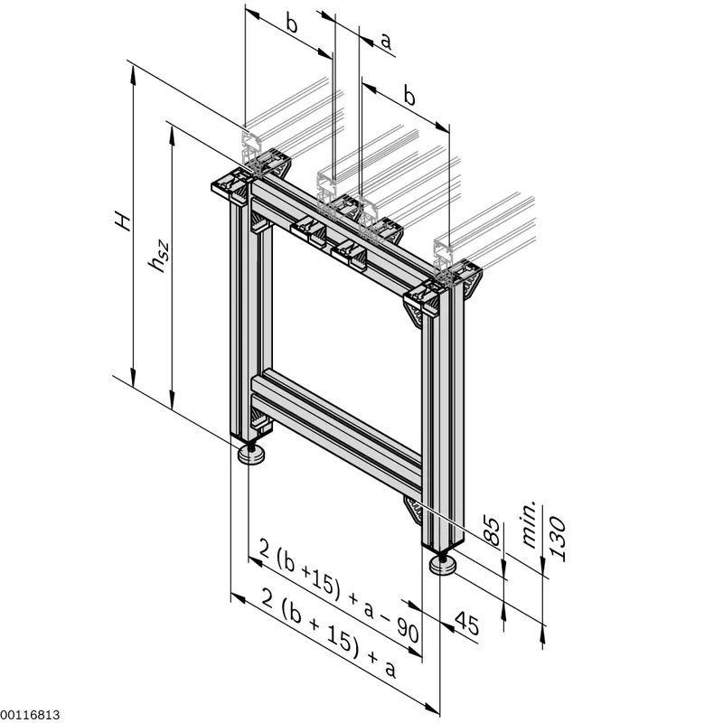 CONVEYOR LEG SET SZ 2/T — photo 2 of 2