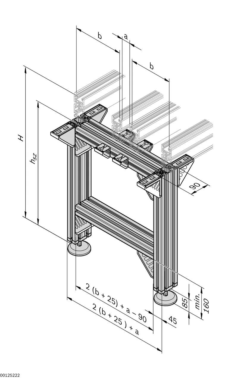 CONVEYOR LEG SET SZ 2/T-H — photo 2 of 2