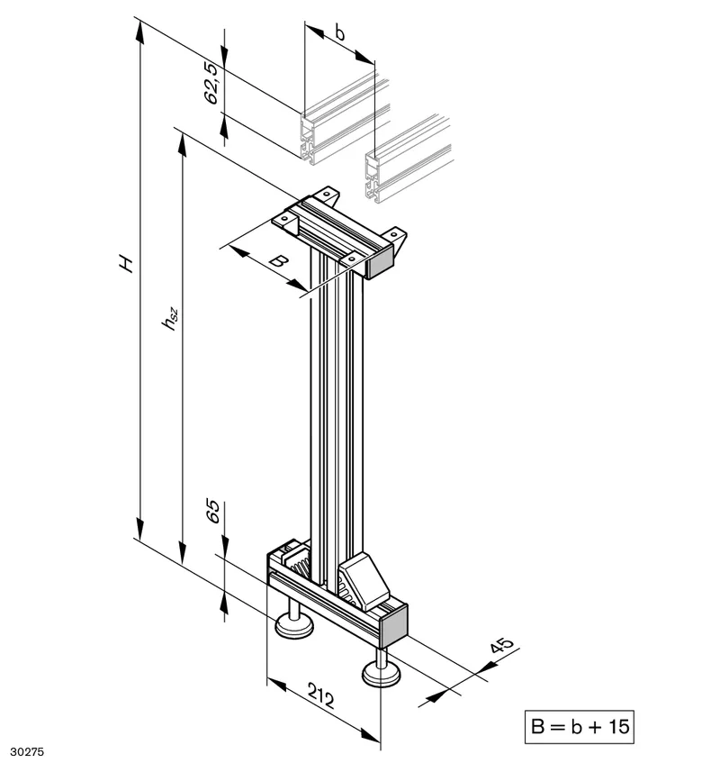 CONVEYOR LEG SET SZ 1/L — photo 4 of 4