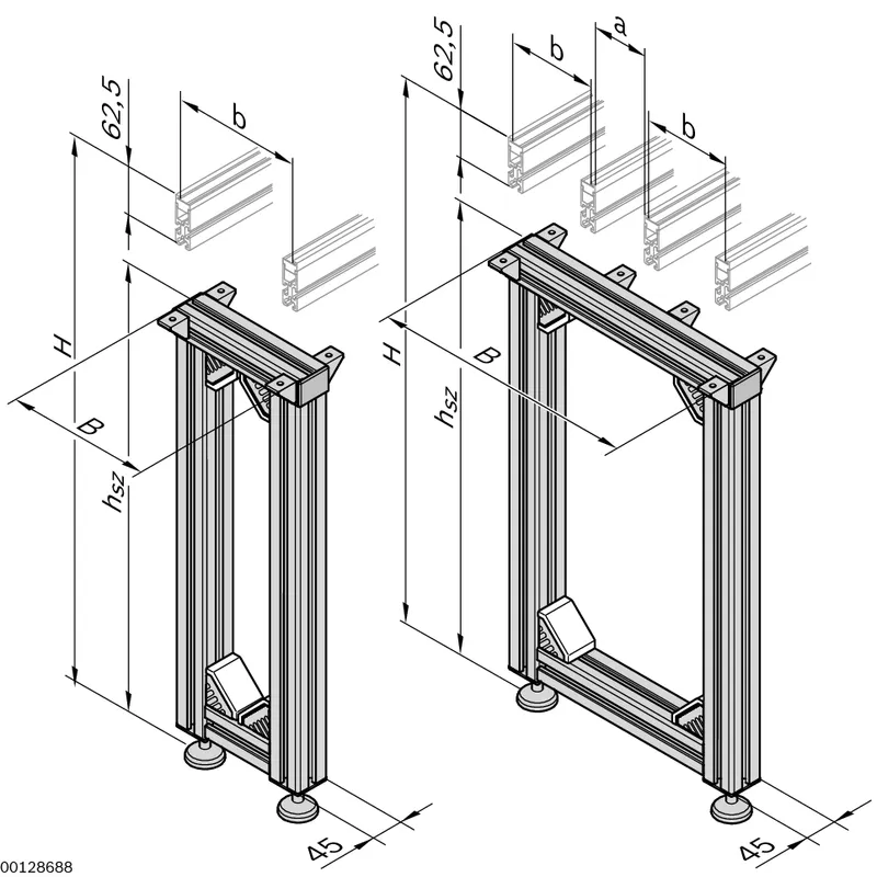 CONVEYOR LEG SET SZ 1 — photo 6 of 6
