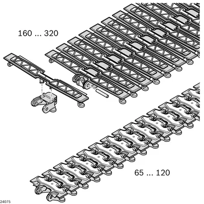CONVEYOR CHAIN 120+FRICT L2898 VAR