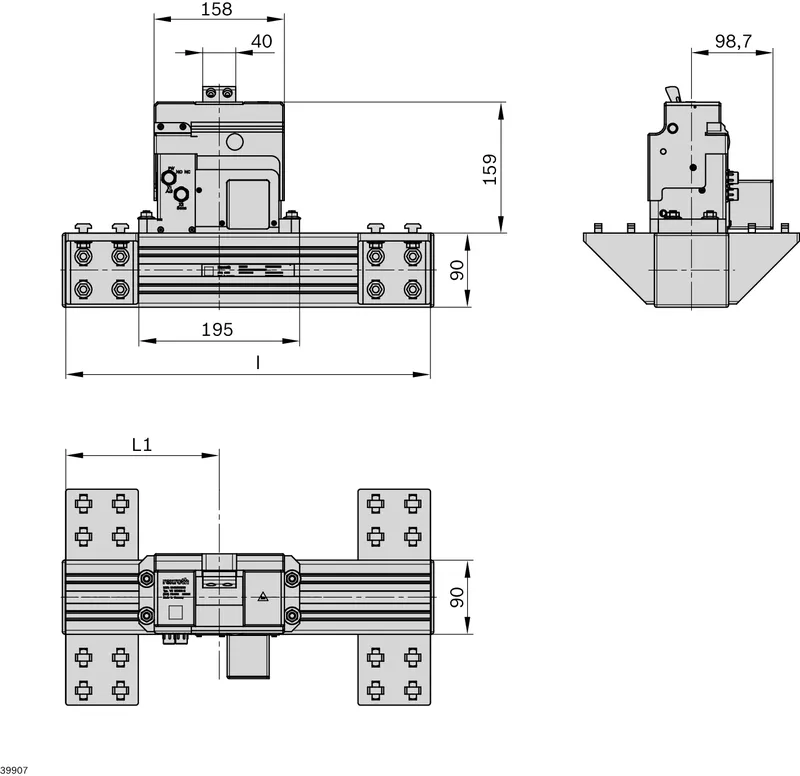 STOP GATE VE 5/OCD-1000-E — photo 2 of 2