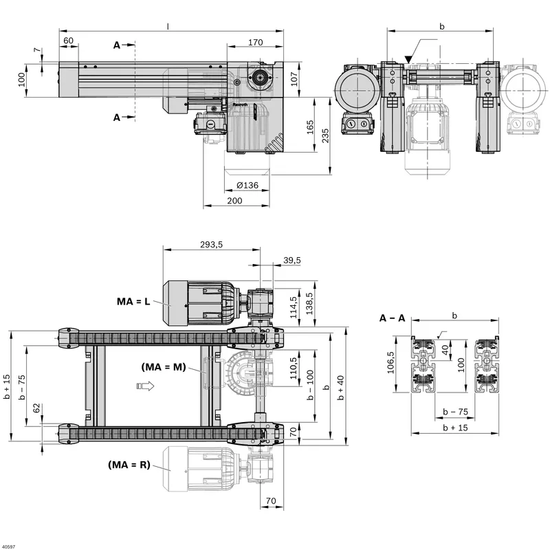 BELT SECTION BS 2/C-100 — photo 2 of 3