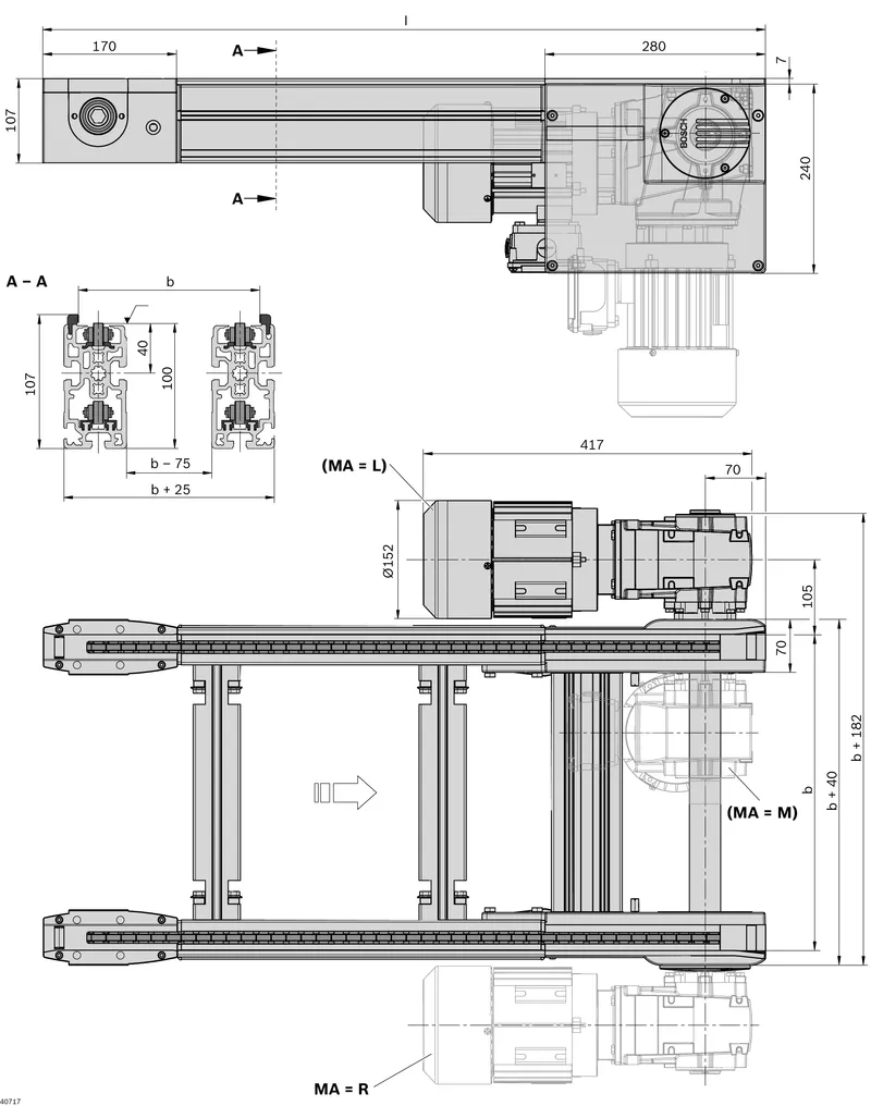 BELT SECTION BS 2/R-V-1200 — photo 3 of 3