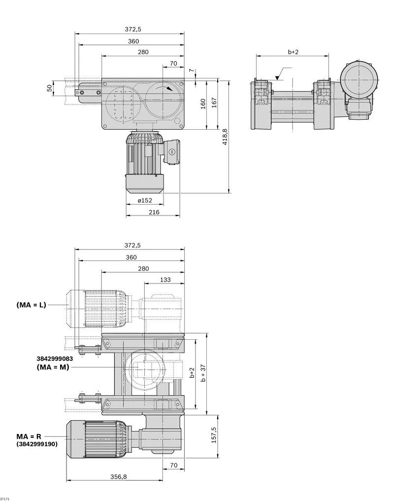 DRIVE MODULE AS 2/B-150 MA=M — photo 2 of 2