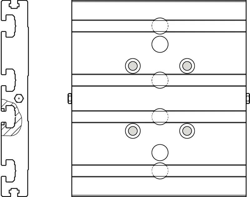 CONNECTING PLATE CKK 12-90 K        BG — photo 1 of 3