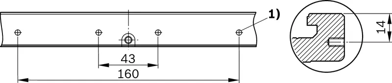 CONNECTING PLATE CKR 12-90 K        BG — photo 2 of 3