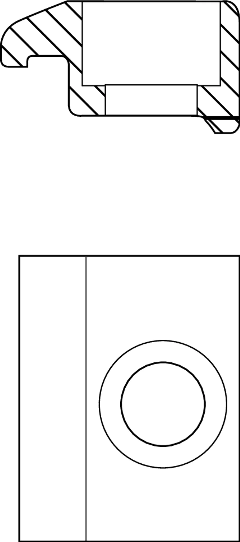 CLAMPING PIECE CKX 12-90 PB40 — photo 1 of 2