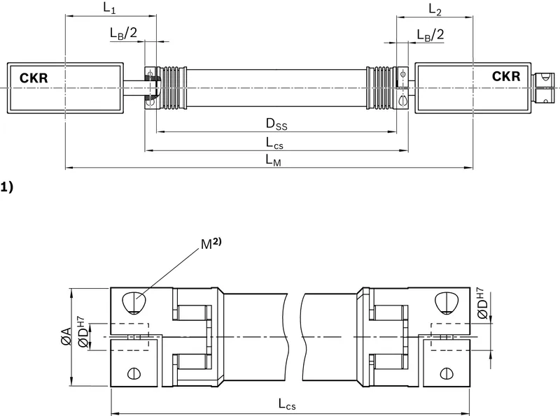 CONNECTING SHAFT CKR 9-70 — photo 2 of 2