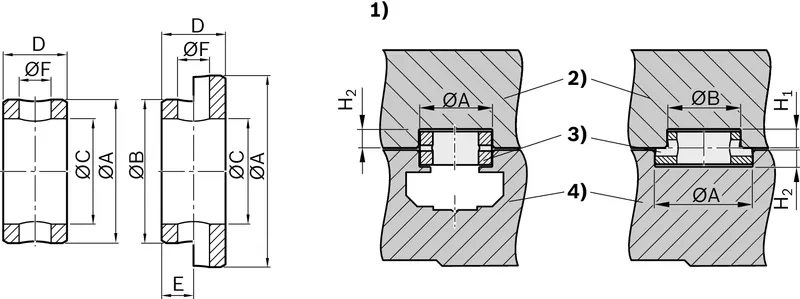 LOCATING RING D=16                & — photo 2 of 3