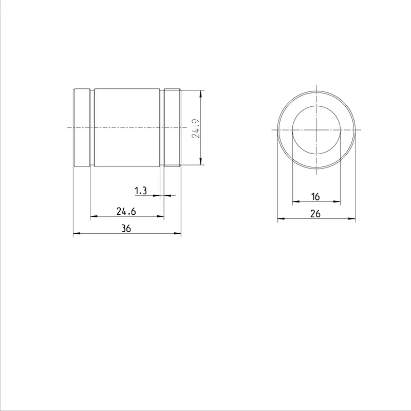 STANDARD LINEAR BUSHING KBM-16-D — photo 3 of 3