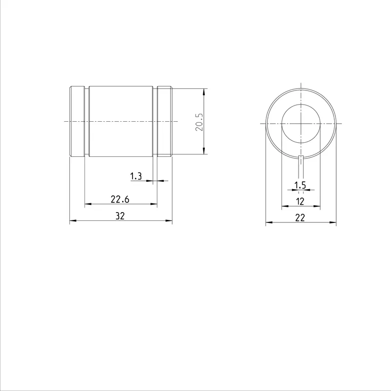 STANDARD LINEAR BUSHING KBM-E-12 — photo 3 of 3