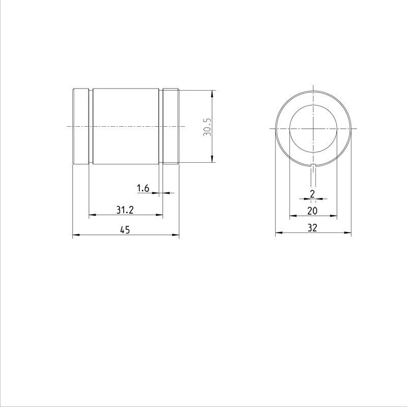 STANDARD LINEAR BUSHING KBM-E-20-DD — photo 3 of 3