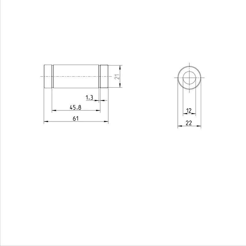 STANDARD LINEAR BUSHING KBMT-12-DD — photo 3 of 3