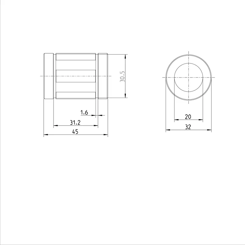 SUPER LINEAR BUSHING KBA-20-DD — photo 3 of 3