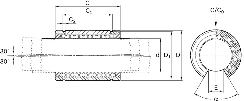 SUPER LINEAR BUSHING KBA-O-16 — photo 2 of 3