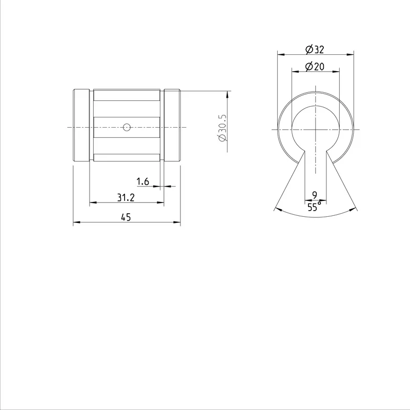 SUPER LINEAR BUSHING KBA-O-20 — photo 3 of 3