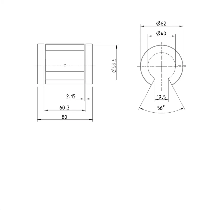 SUPER LINEAR BUSHING KBA-O-40-DD — photo 3 of 3