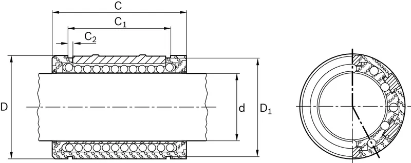 SUPER LINEAR BUSHING KBB-25-D — photo 2 of 3