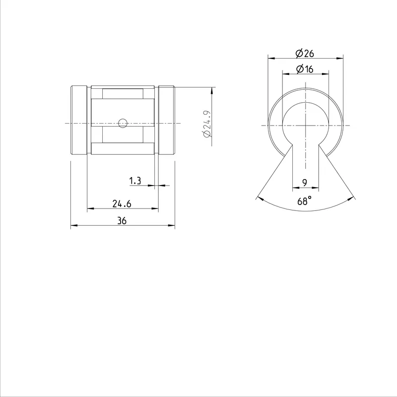 SUPER LINEAR BUSHING KBB-O-16-DD — photo 3 of 3