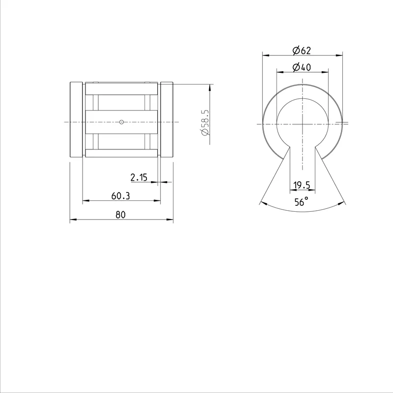 SUPER LINEAR BUSHING KBB-O-40-VD — photo 3 of 3