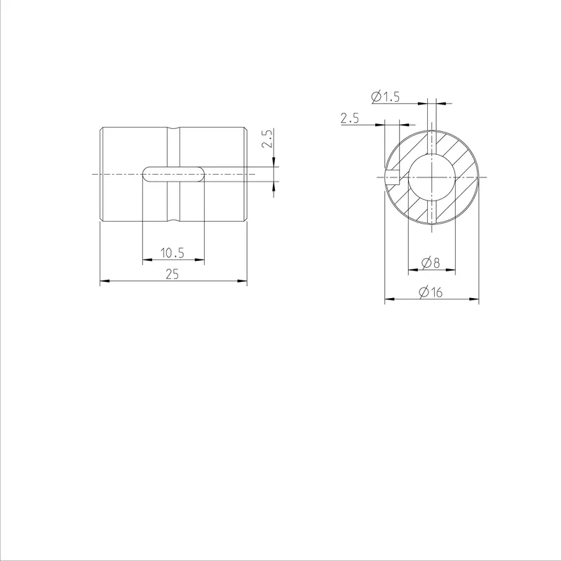 TORQUE RESISTANT BUSHING KBDR4-H-8DD — photo 3 of 3