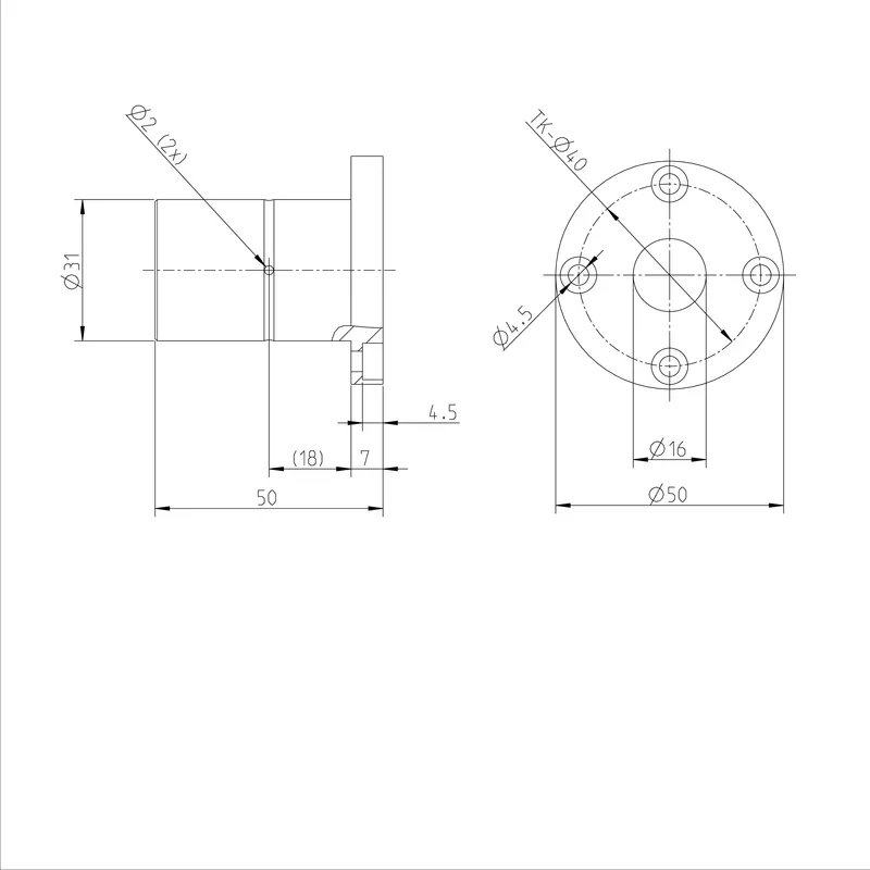 TORQUE RESISTANT BUSHING KBDR4-F-16DD — photo 3 of 3