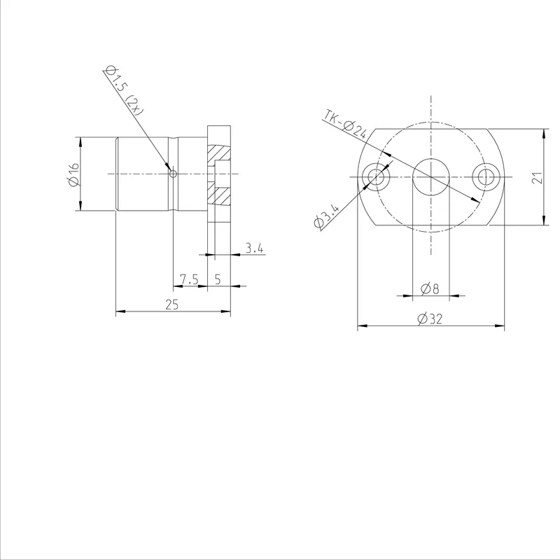 TORQUE RESISTANT BUSHING KBDR4-FM-8DD — photo 3 of 3