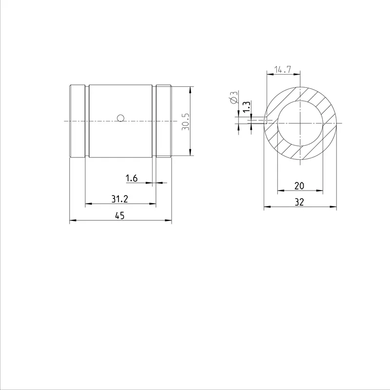 SUPER LINEAR BUSHING KBSH-20 — photo 3 of 3