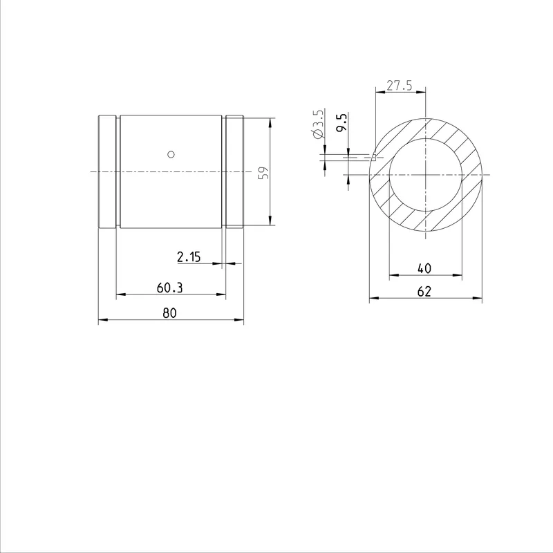 SUPER LINEAR BUSHING KBSH-40-D — photo 3 of 3