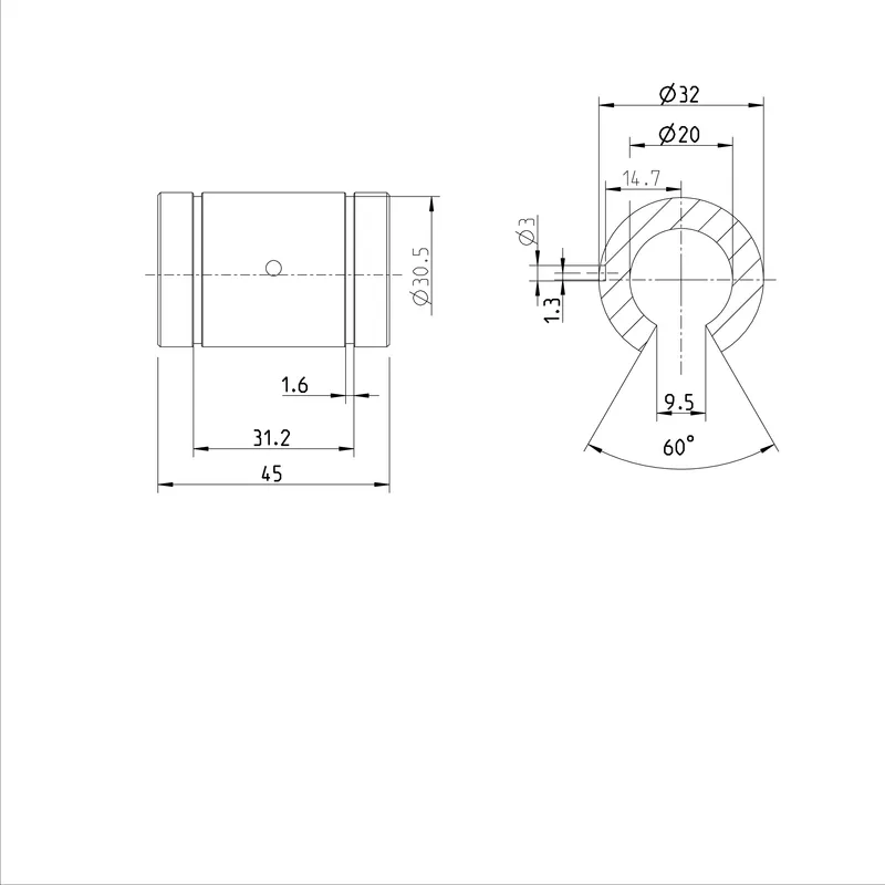 SUPER LINEAR BUSHING KBSH-O-20 — photo 3 of 3