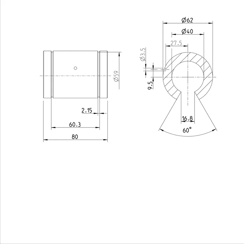 SUPER LINEAR BUSHING KBSH-O-40-D — photo 3 of 3