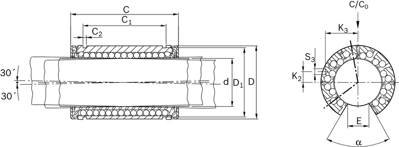 SUPER LINEAR BUSHING KBSH-O-25-VD — photo 2 of 3