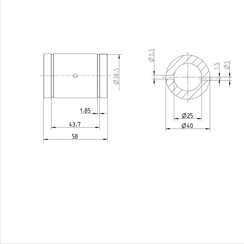 SUPER LINEAR BUSHING KBH-25 — photo 3 of 3