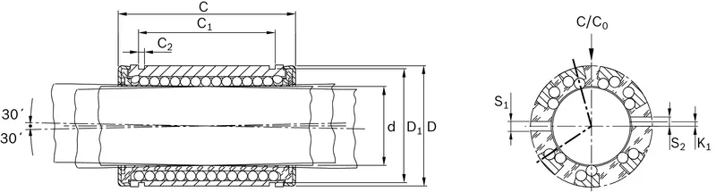 SUPER LINEAR BUSHING KBH-20-D — photo 2 of 3