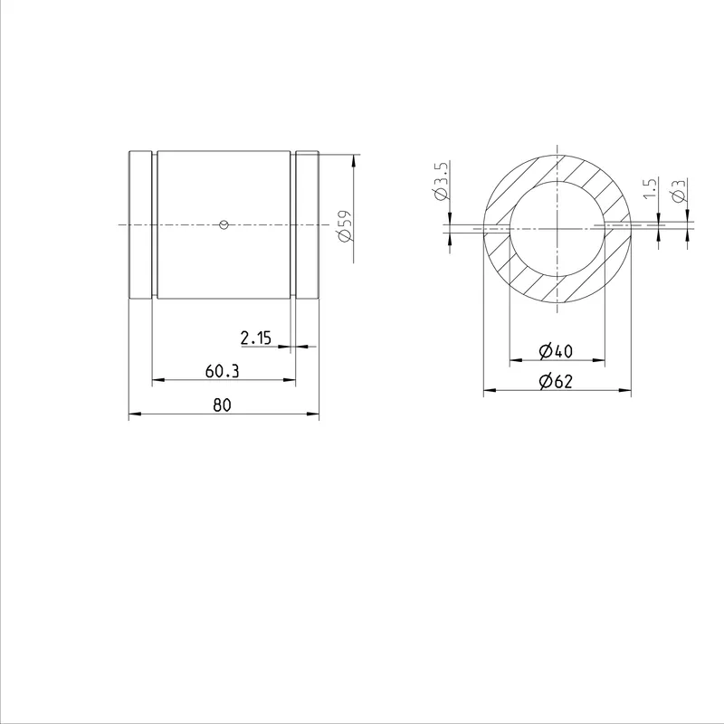 SUPER LINEAR BUSHING KBH-40-D — photo 3 of 3