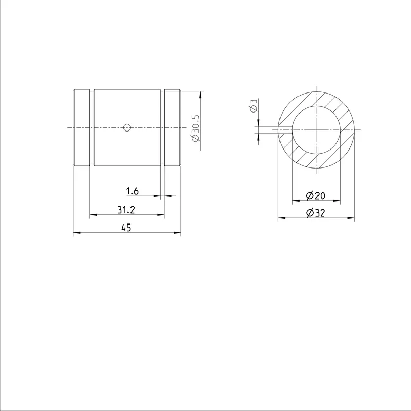 SUPER LINEAR BUSHING KBH-20-DD — photo 3 of 3