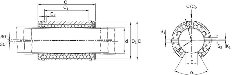 SUPER LINEAR BUSHING KBH-O-20 — photo 2 of 3