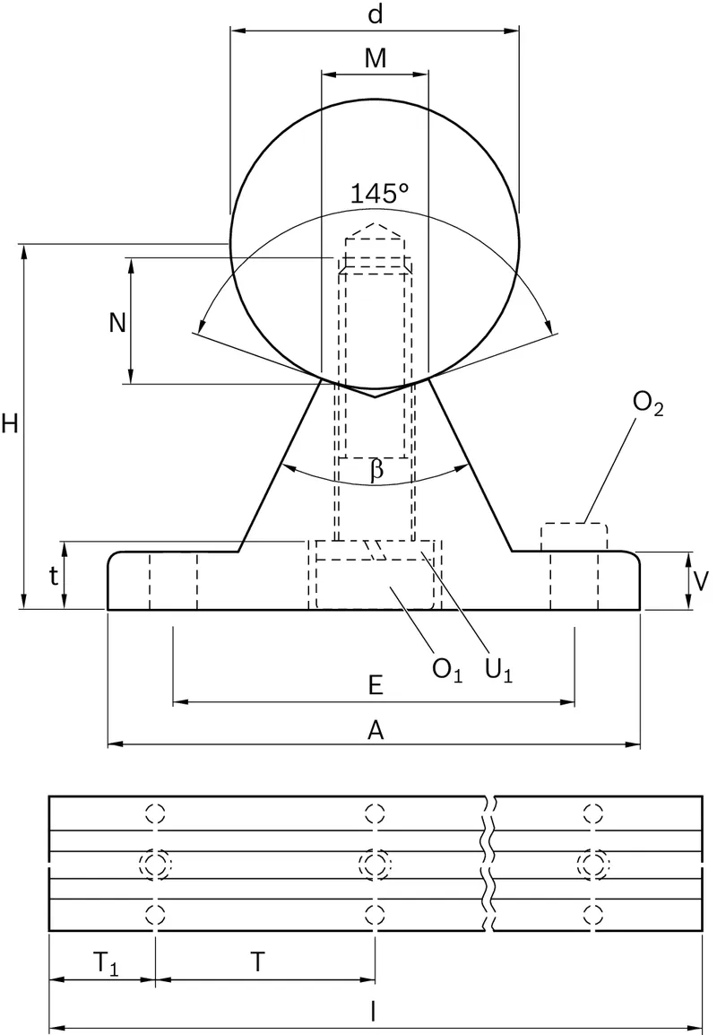 SHAFT WITH SUPPORT WM-30-AF1-H6CR- — photo 2 of 2