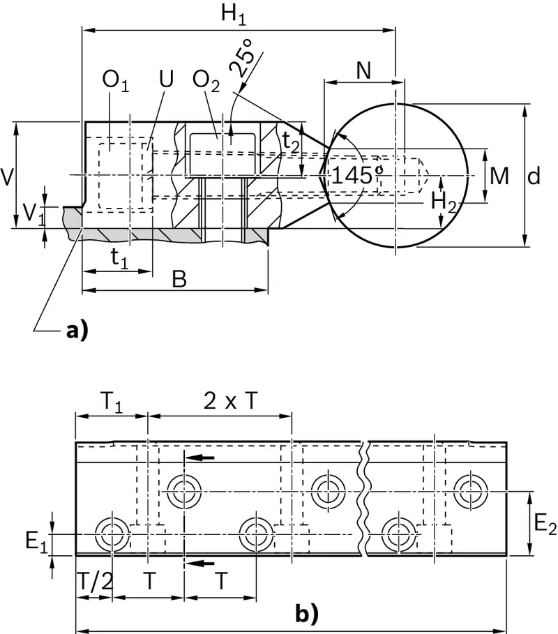 SHAFT WITH SUPPORT WM-20-AS1-H6- — photo 2 of 2