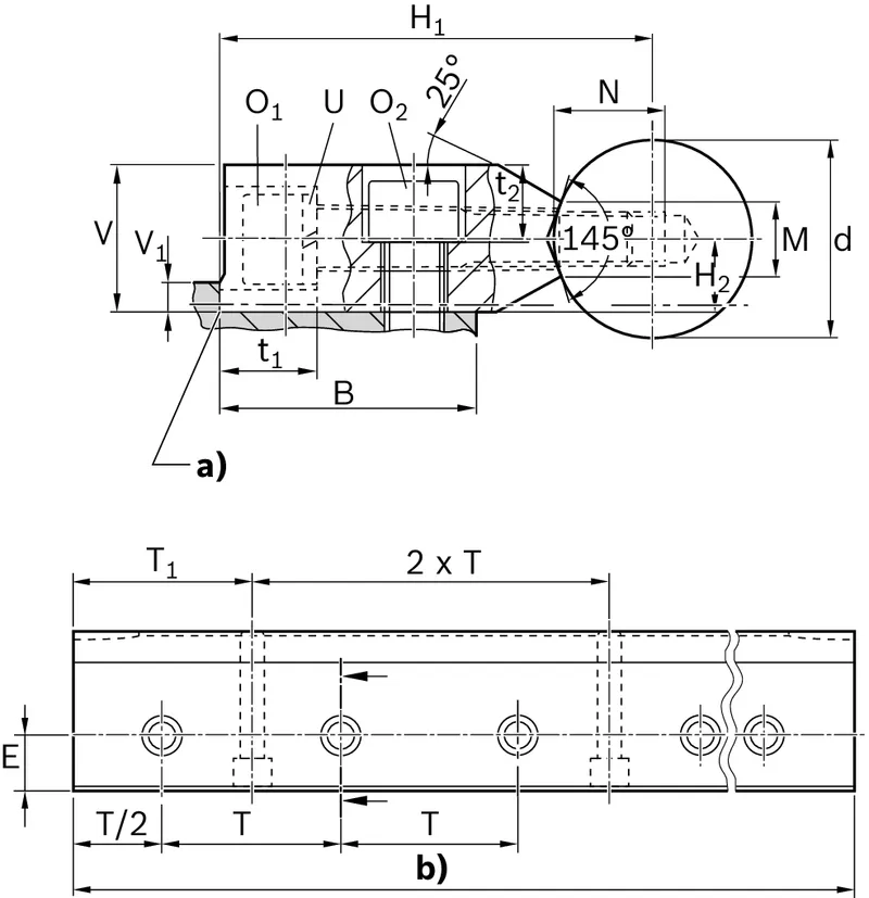 SHAFT WITH SUPPORT WM-20-AS2-H7CR- — photo 2 of 2