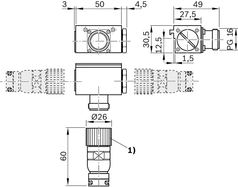 SOCKET-PLUG-COMBINATION BG. — photo 2 of 2