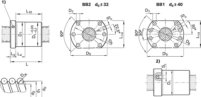 BALL NUT FEM-E-B 16X5RX3-4 — photo 2 of 3