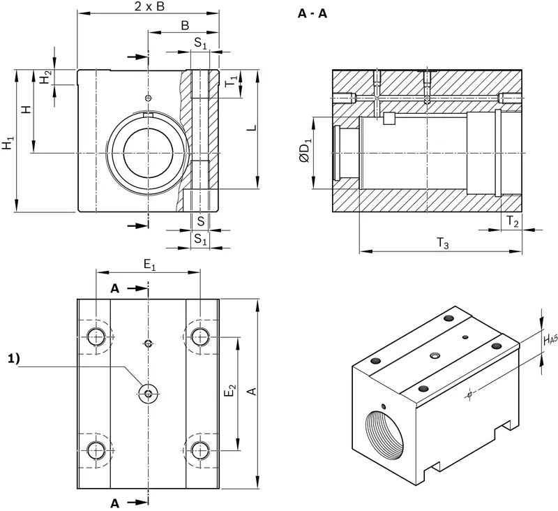 NUT HOLDER MGA 32 BG(STEIGUNGS-& — photo 2 of 2