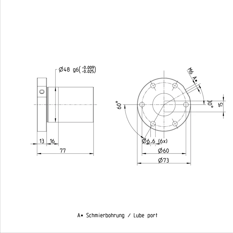 BALL NUT FEM-E-S 32X10RX3,969-5 — photo 2 of 2