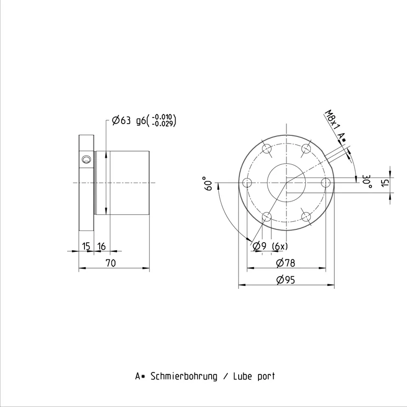 BALL NUT FEM-E-S 40X10RX6-4 — photo 2 of 2