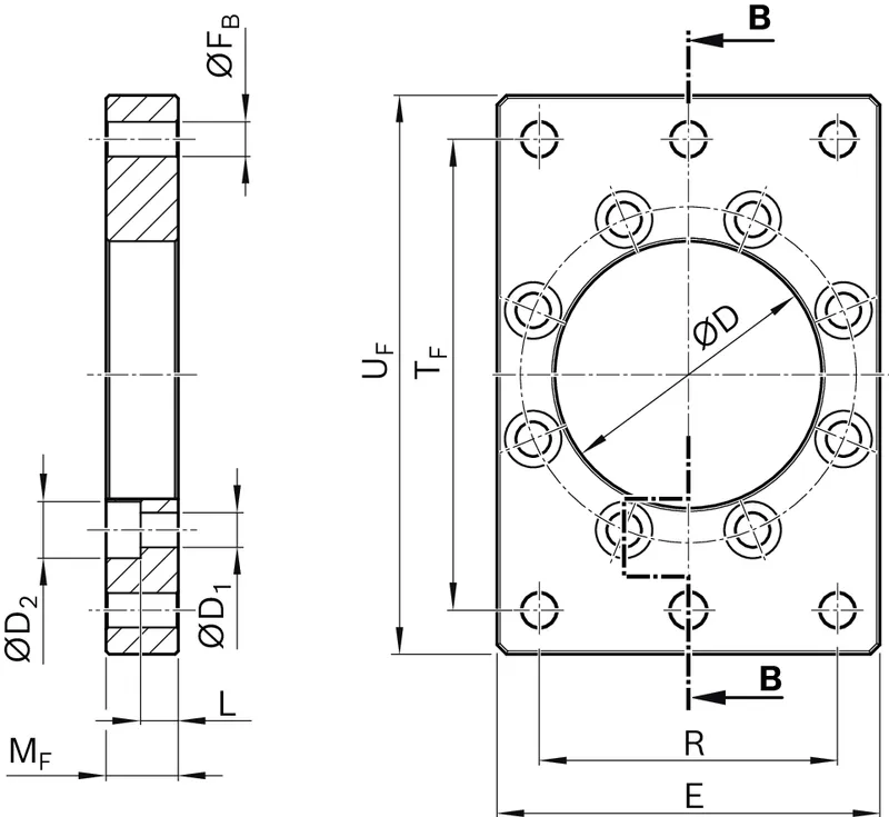 FLANGE EMC-115-HP       PSBG — photo 2 of 2