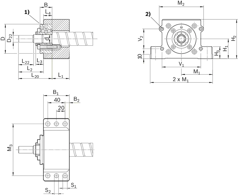 PILLOW BLOCK SEC-F-Z 30 — photo 2 of 2